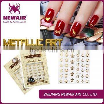 2016 Nail Art Supplies Girl Top Designs Sticker Metalic Nail Decals photo-2