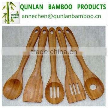 Eco-Friendly Natural bamboo tableware set for kids/kitchen tools in utensils