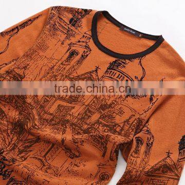 New Arrival Wool Printing Design Custom Pullover Sweater photo-3