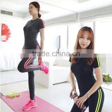 2017 new fashion home ladies yoga suits ,ladies sport suits