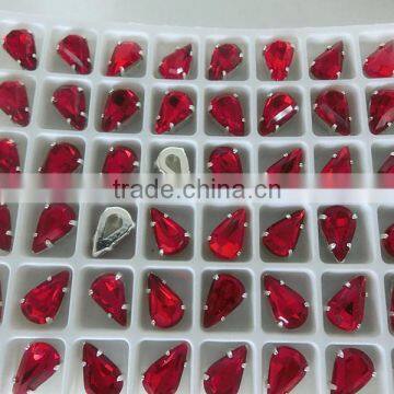 Sew on Rhinestones in Metal Claw for Wedding Dress photo-4