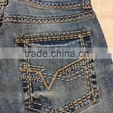 GZY Stock Slassical Dark Or Light Blue Jeans Men For 2017 Denim
