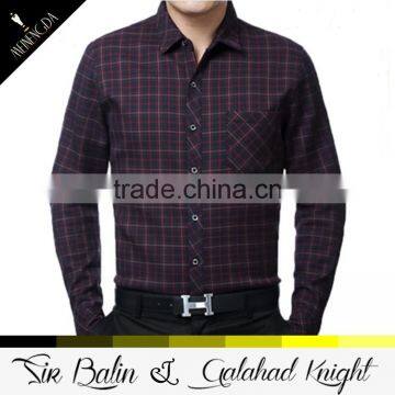 Rich Experience Clothing Manufacturer Direct Supply Latest Plaid 100% Cotton Shirt Designs for Men With Long Sleeve photo-4