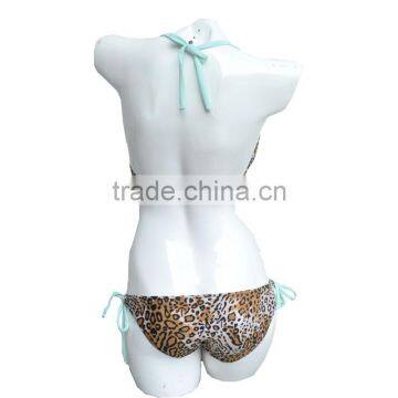 High Quality Brand Triangle Bikini Swimwear Halter Straps on Both Sides Swimsuit American Flag Swimsuit(L1305) photo-3