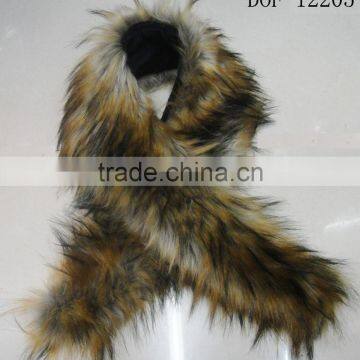 Fashion faux collar fur neck shawl for winter