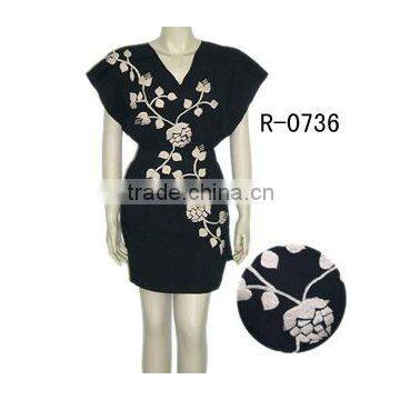 ladies fashion dresses embroidery