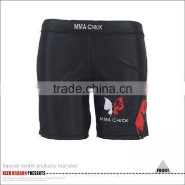 Custom Desgin Rubber Print Wholesale Blank Jogger Lycra Fight Pants photo-2