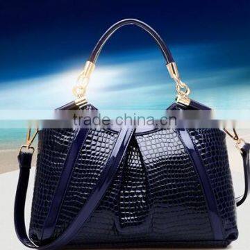 Fancy Design pu Leather Crocodile Patterned Bags for Ladies photo-2