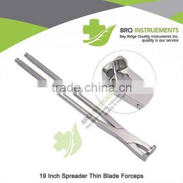 19 Inch Spreader Thin Blade Forceps