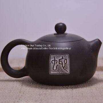 Snake Design Handmade Cermaic Tea Pot Kung Fu Teapots Qinzhou Nixing photo-3