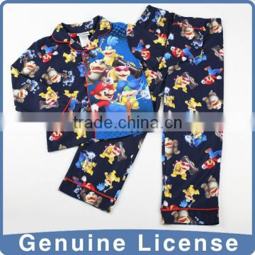 coat style pajamas printing pajamas license pajamas