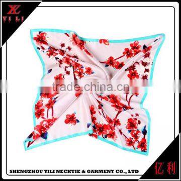 100% Silk Digital Printing Lady Beautiful Scarf photo-3