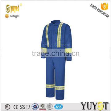 aramid fabric flame retardant overalls wholesalers with 3m reflcetive tape