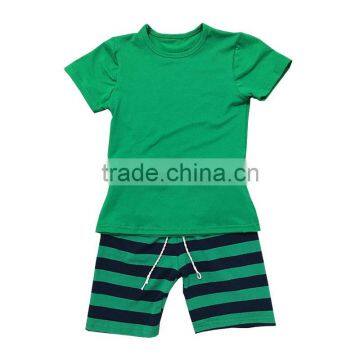 Hot sale children high quality wholesale baby girls baby boy clothing sets summer fall clothes kids clothing striped outfits