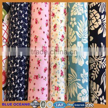 wholesale printed cotton poplin100% cotton poplin printed fabric for bedsheet/shirt/garment