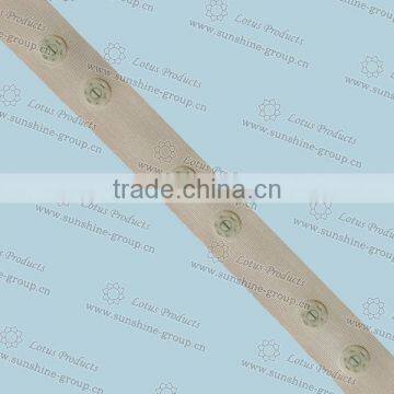 Colored Plastic Snap Button Tape for Garment, Polyester Tape, Press Snap Button photo-2