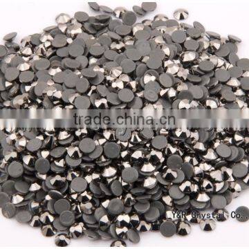 AAA quality Jet hematite hot fix strass drill rhinestone czech hot fix rhinestones