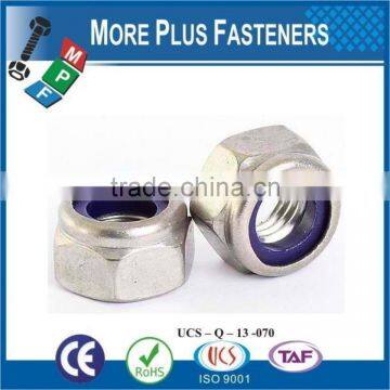 Made in Taiwan Prevailing Torque Type Hexagon Nut Plastic Insert DIN 985 photo-4