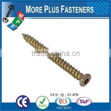 Made in Taiwan Tapping Screw With Hi Lo Thread