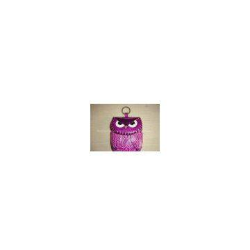 Cute animal shaped leather coin purse