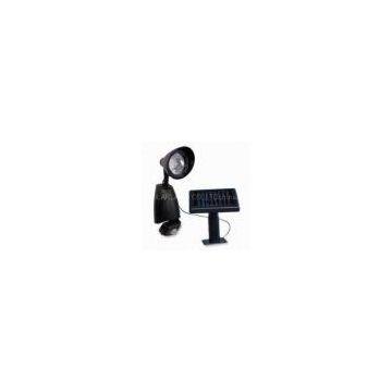 Rechargeable Batteries Black Security Solar Lighting Kits with solar panel and LED light