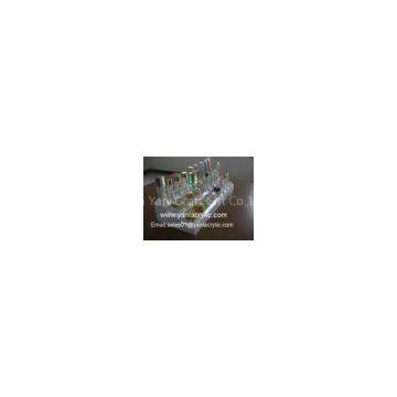 Novelty Cutting Plexiglass Cosmetics Shelves / Acrylic Product Display
