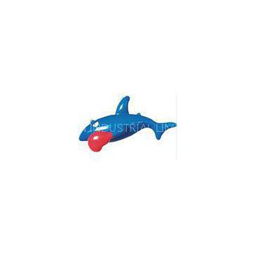 Customized PVC shark rider inflatable water toys for lake or ocean