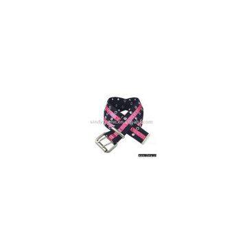 Ladies' Canvas Belt, Fashion Grommet Belt, Women's Fabic Belt