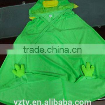 wholesale multi -colored halloween party frog design capes for kids