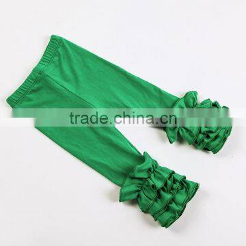 2016 New Baby Girl Cotton Icing Leggings Pants Wholesale Children Solid Ruffle Pants for Girl photo-2