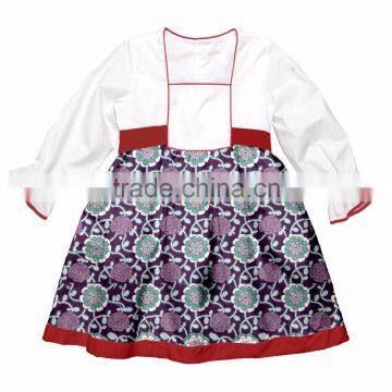 Fashion Baby Dress Long Sleeve Pirncess Girls Clothes Spring Autumn Winter Children Dresses For Girl Clothing