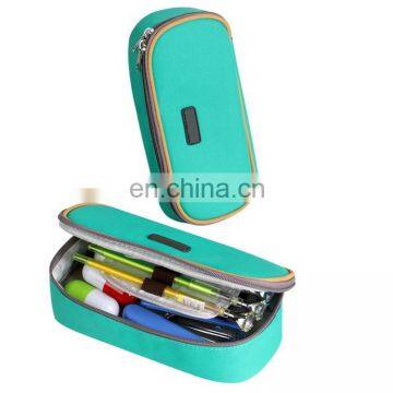 Canvas Student Pen Pencil Case Pencil Organizer Bag Card Pouch