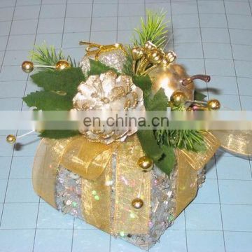 Christmas gift box ornament