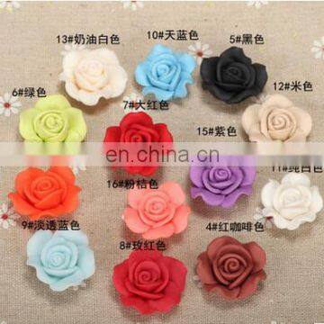 26125 23mm Fashion Cartoon Polymer Clay Flower Beads