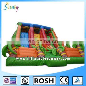 SUNWAY Inflatables Water Slides,corkscrew Inflatable Pool Slide for Sale,2016 Pvc Inflatable Slide photo-2