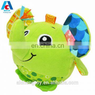 top quality professional design funny baby sound toy cute elephant plush toy