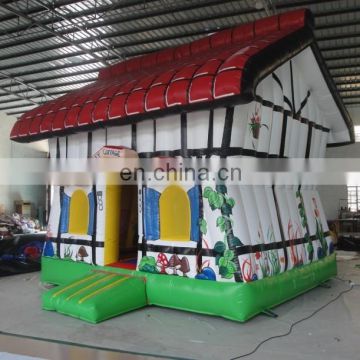 high quality cheap commercial grade indoor strange house Inflatable bouncer for kids