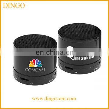 promotional logo printed mini digital bluetooth speaker