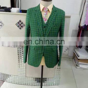 Emerald Green High Quality 2017 new design Men Suits Free Shipping