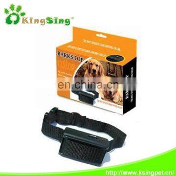 Automatic electric bark stop dog collar