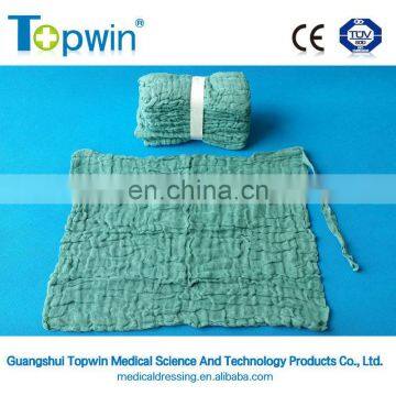 surgical sterile or non-sterile pre-washed lap sponges