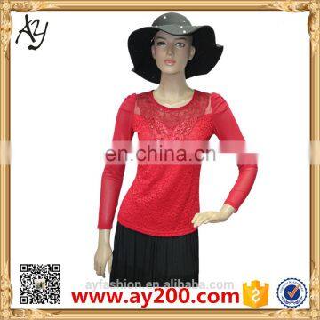 Wholesale Plain Color Long Sleeve Bottoming t Shirt With High Quality for Woman photo-4