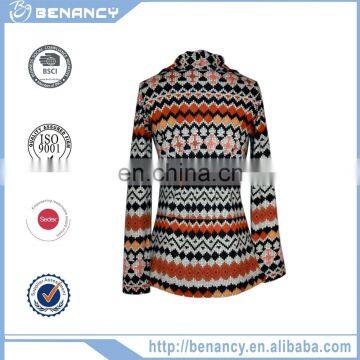 New Design Striped Necktie Fashion Lady One Piece Design Hot Sale Women Casual Party Blouse Cardigan photo-2