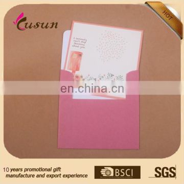 Logo Printed blessing card