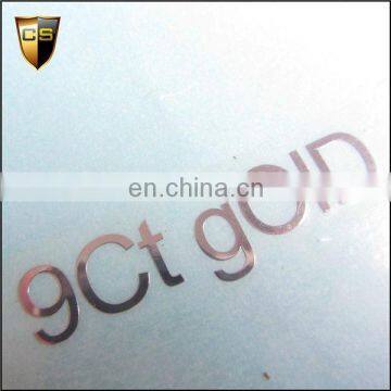 [Metal stickers] electroforming 0.1MM thickness of the chrome sticker