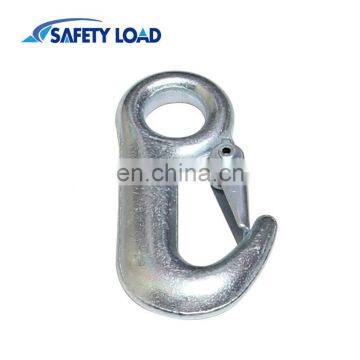 Zinc Plated Carabinehook Eye (Tow Hook) With Spring Or Steel Flap