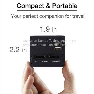 Hot Sell UK US EU AUS Multi Plugs Universal Travel Adapter With USB photo-2