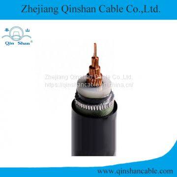 Signle Core Copper Conductor XLPE Insulated Steel Wire Armoured PVC Sheathed Electric Cable