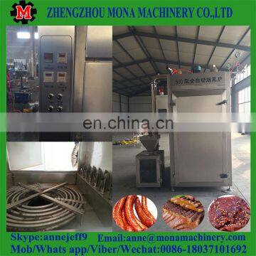 30/50/100/150/250/ 500Type Automatic Hydraulic Gear Sausage Fish Meat Smoked Furnace Curing Oven,Meat Smoking Equipment photo-6