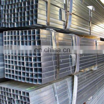 good quality Q195-Q345 carbon steel inch weight ms square rectangular hollow pipe supplier manufacturer